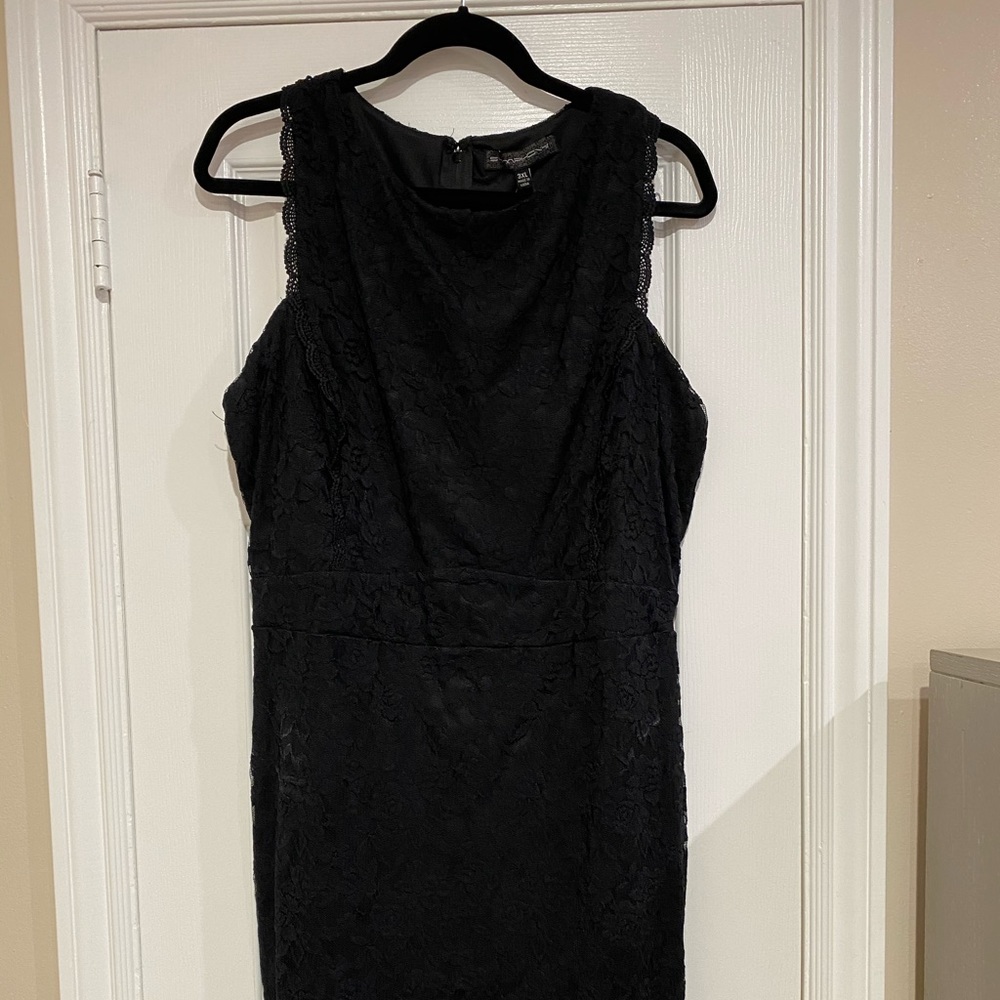 NWT - 3xl Women’s blk lace dress
